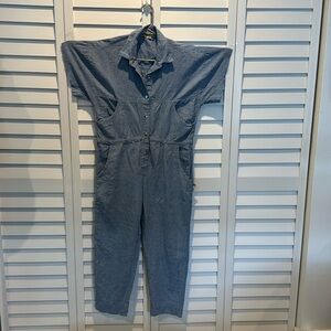 In Style Pre Loved 100% Cotton Snap buttons Oversized Jumpsuit.